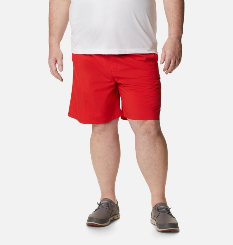 Men\'s Columbia PFG Backcast III Water Shorts Red | Plus Size CA-PL308